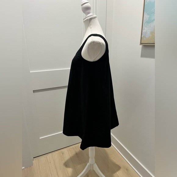 NWT J CREW Scoopneck shift dress in cotton poplin in black - Picture 5 of 9